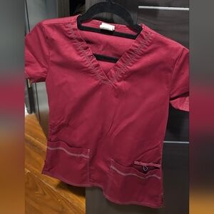 Dickies Burgundy Scrub Set | Straight Leg Pants | New